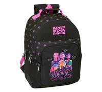 K-POP Demon Hunters - NEGRA - Mochila Escolar Infantil, Ideal para Niños de Diferentes Edades, Cómoda y Versátil, Calidad y Resistencia, 32x15x42 cm
