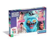 K-Pop Demon Hunters - Puzzle Infantil 104 Piezas - 38 x 27 cm - A Partir de 6 años - Personajes Coloridos - Actividad lúdica y educativa