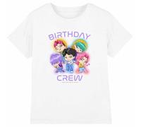 K-Pop Demon Hunters Saja Boys Birthday Crew Group Kids T Shirt, White, 9-11