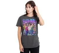 K-Pop Demon Hunters Saja Boys Bootleg Ladies T Shirt, Charcoal, X-Large