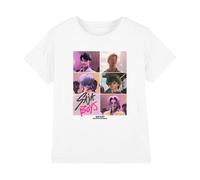 K-Pop Demon Hunters - Saja Boys Era Grid Kids T Shirt, White, 5-6