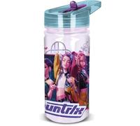 K-POP Demon Hunters - STATIONERY - Botella de PVC, Botella de Agua sin BPA, Cómoda y Ligera, 475 ml, 6.9x18 cm