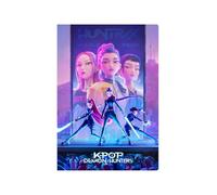 K-POP Demon Hunters - STATIONERY - Libreta Grapada A4, Ideal para Niños, Cómodo y Versátil, Resistencia, 20.5x29.7 cm