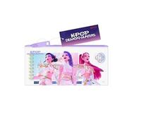 Safta Portatodo K-POP Demon Hunters - Estuche infantil, cómodo, versátil y resistente, 22.5x10.5 cm