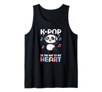 K-Pop es el Camino a mi corazón Kawaii K-Pop Anime Camiseta sin Mangas