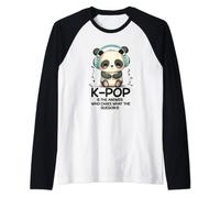 K-Pop es la respuesta Panda Kpop Merch Productos de K-pop Camiseta Manga Raglan
