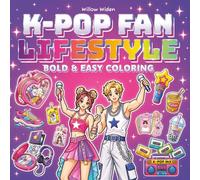 K-Pop Fan Lifestyle: Bold & Easy Coloring