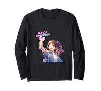 K-Pop Fan Power Cute Anime Concierto Chica Manga Larga