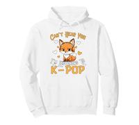 K Pop Fox Lindo Animal con Auriculares Teen Girl - Pop Coreano Sudadera con Capucha