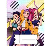 K-Pop Hunters Composition Notebook For Kids: Anime Inspired School Supplies | 110 Wide Ruled Pages For Notetaking or Journaling | 9.5 x 7.25”