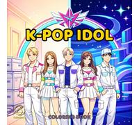 K-Pop Idol Coloring Book: Stylish Fantasy Scenes for Adults and Teens: Stage, Backstage & Supernatural Moments