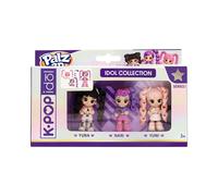 K-POP IDOL PALZ 3D Pack de 3 Yura, Nari, Yuni Figuras Coleccionables Altamente Articuladas Y con Cabello Intercambiable Juguete para Niños a Partir de 3 años
