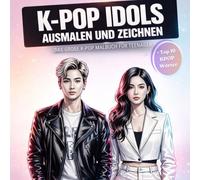 K-Pop Idols Ausmalen und Zeichnen: Das große K-Pop Malbuch für Teenager