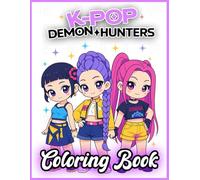 K-Pop Idols Coloring Book: Stylish by Day, Fearless Demon Slayers by Night - Anime-Inspired Fantasy Coloring Book for Teens & Adults