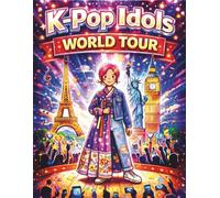 K-Pop Idols World Tour Coloring Book: Cute Scenes from Around the World with K-Pop Stars Performing at Iconic Landmarks