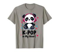 K-pop In My Heart Sweet Panda Música Coreana Corea Del Sur Camiseta