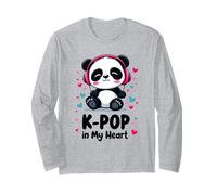 K-pop In My Heart Sweet Panda Música Coreana Corea Del Sur Manga Larga