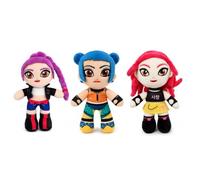 K-POP Juego de 3 Peluches Rumi Mira Zoey - altura 20 cm - Muñecas oficiales del trío coreano - Figuras de peluche suaves de colección K-Pop - Multicolor