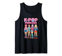 K-Pop Princesa Drama Coreano Música Chica Banda Ídolo Moda Camiseta sin Mangas