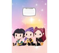 K-Pop’s De-mons Hunter's Cute Girly Kawaii Notebook: 110+ College Ruled Pages Size 6x9 inches for Kids Teens and Adults