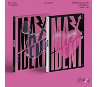 K-POP SEALED STRAY KIDS MAXIDENT - Mini álbum (T-Cruzh/Heart Random - Ver. +1ea Store Gift Card) K-POP SEALED