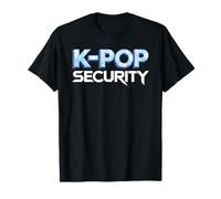 K-Pop Security Concierto de música Coreana Fan Staff Fiesta de cumpleaños Camiseta