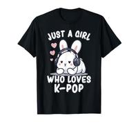K-Pop | Solo una chica a la que le encanta el K-Pop | Lindas chicas K-Pop de Kawaii Camiseta
