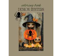 k pop style demon hunters coloring book Halloween edition