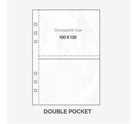 K-Pop Supply - Binder A5 Refill Sheets (Various Types) - 5x Double Pocket Sheets