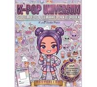 K-POP UNIVERSE KLEURBOEK: +50 Vetgedrukte & Eenvoudige Designs: Esthetische Koreaanse Popster Mode & Chibi Kawaii Kunst | Grote Simpele Ontspannende ... Wave Creatieve Cadeau voor Fans 2026-2027
