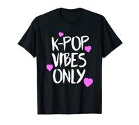 K-Pop Vibes Only - Camisa Kawaii K-Pop Merchandise Camiseta