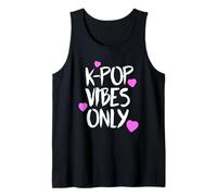K-Pop Vibes Only - Camiseta Kawaii K-Pop Merchandise Camiseta sin Mangas