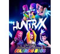 K-POP'S De-mon's Hunters: COLORING BOOK, A Fun and Fierce Coloring Adventure for Kpop, anim and Fantasy Lovers 8.5*11in