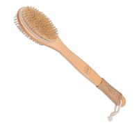 K-Pro Cepillo de espalda con mango largo - cepillo de cuerpo de cerdas largas suaves y duras