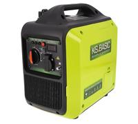 K&S BASIC KSB 20i S Generador inverter 2000W, grupo electrógeno gasolina | Generador de emergencia, onda sinusoidal pura 230V, modo Eco, corriente estable, pantalla LED, generador para camping
