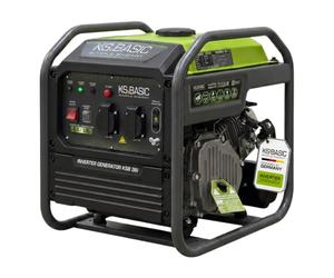 K&S BASIC KSB 36i Generador inverter 3800W máx, grupo electrógeno gasolina | Generador portátil silencioso, potencia nominal 3500W, ligero, para aparatos sensibles, generador de corriente portátil