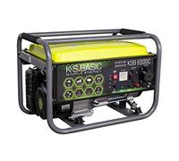 K&S BASIC KSB 6500C Generador gasolina 5500W, grupo electrógeno gasolina | Grupo electrógeno con regulador de voltaje automático (AVR), 12 V, protección contra cortocircuitos, IP23M