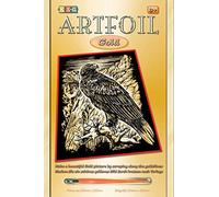 K.S.G Gold, Aprox. 25,5 x 20,4 cm Animal Artfoil-Rascador para rascar con águila, Color Dorado, Mittel (Scraper-1015)