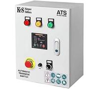 K&S Könner&Söhnen KS ATS 4/63HD La unidad ATS (conmutación automática a corriente de emergencia) inicia automáticamente el generador y transmite la carga cuando se inte