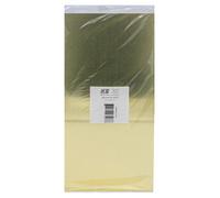 K&S Percision Metals 16407 estante de metal de latón, 0,032 pulgadas de grosor x 6 pulgadas de ancho x 12 pulgadas de largo, calibre 20, 3 unidades, fabricado en Estados Unidos