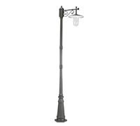 K.S. Verlichting Louvre farola gris claro/mate