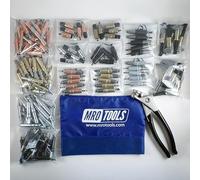 K-SERIES Master Cleco - Kit de cierre de chapa con bolsa de transporte de malla (K1MSTR)