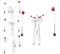 K-Sport: 2 Tiradores de Cable para Montaje en Techo, polea de Fitness para una construcción Muscular eficaz, estación de tracción de Cable para Entrenamiento de Todos los músculos