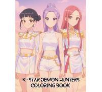 K-Star Demon Hunters Coloring Book
