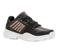K-Swiss Court Express HB, Tenis Shoe Mujer, Negro, Blanco, Oro Rosa, 37.5 EU