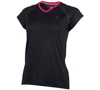 K-Swiss Camiseta KS TAC Hypercourt Express Camiseta de Tenis, Mujer, Negro Beauty, S