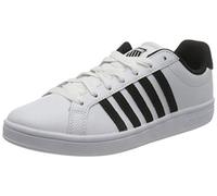 K-Swiss Corte Tiebreak, Zapatillas Hombre, Color Blanco Y Negro, 46 EU