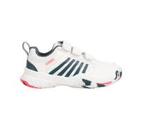 K-Swiss Court Express 2 Strap, Tenis Shoe, White Stargazer Neon Blaze, 34 EU