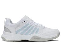 K-Swiss Court Express 2 - Tenis para mujer, Blanco/Azul Balada/Azul Dawn, 35.5 EU