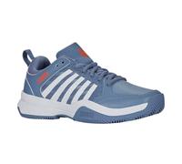 K-Swiss Court Express 2, Tenis Shoe Hombre, Infinity White Scarlet Ibis, 43 EU